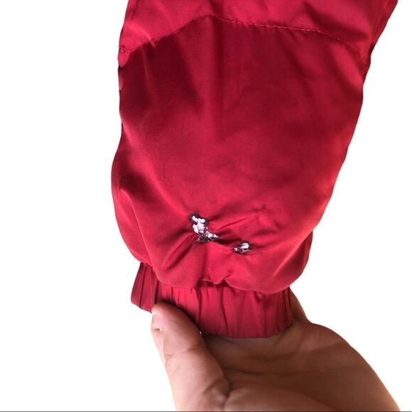 Vintage 2011 Tommy Hilfiger Reversible Jacket Large Black/Red BIG LOGO - Picture 9 of 15